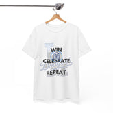 Los Angeles Dodgers Win Celebrate Repeat Tee Shirt - Unisex Heavy Cotton Casual Fit